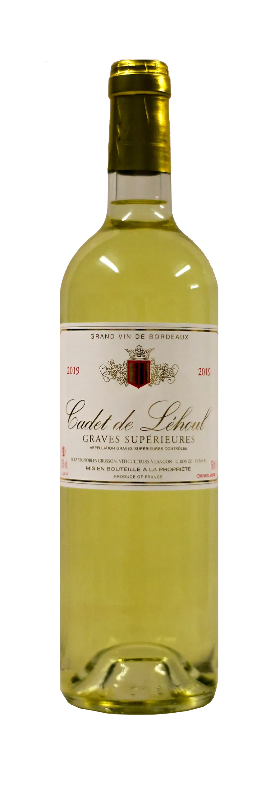 Château Léhoul Le Cadet Graves Supérieures